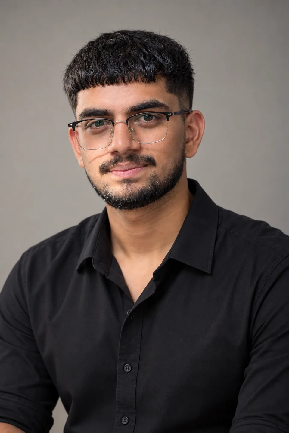 Portrait of Sahil Saudagar, founder of InfoSized